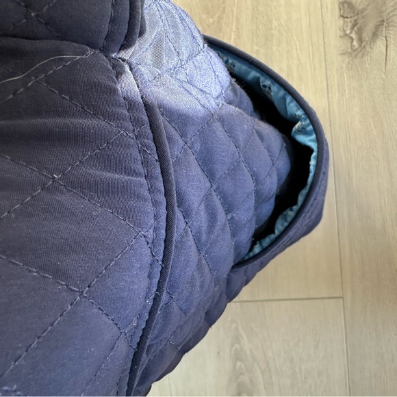 Vera Bradley Navy Quilted Tote Bag - Picture 5 of 5